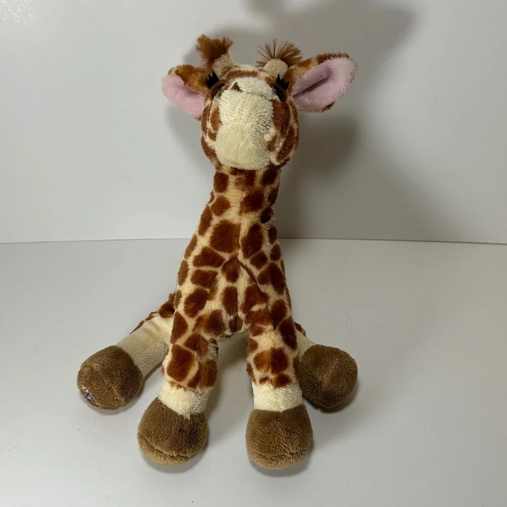 Ganz Webkinz Giraffe Plush Stuffed Animal Brown Spotted HM403 W Logo No Code